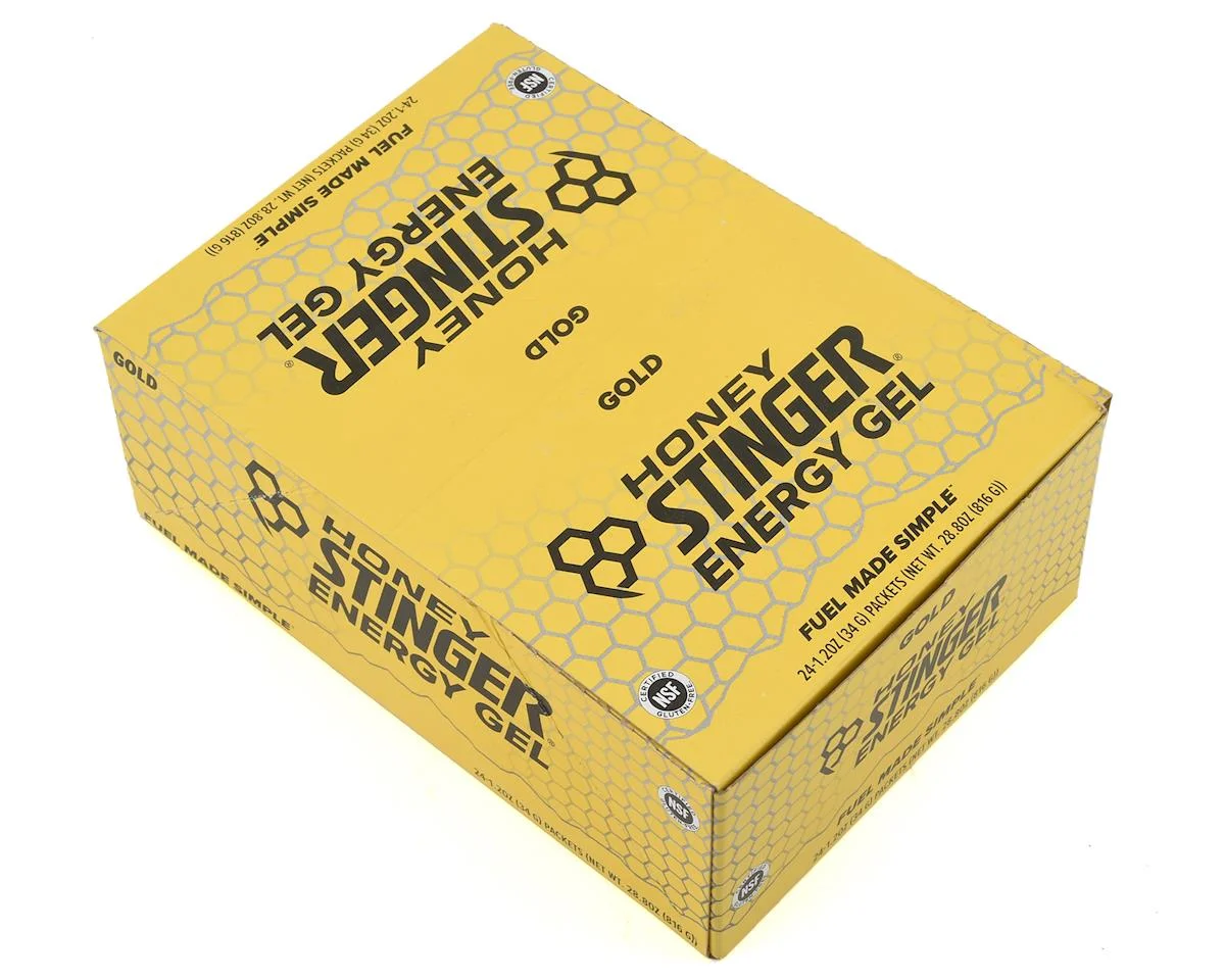 Honey Stinger Energy Gel (Gold) (24 | 1.2oz Packets)